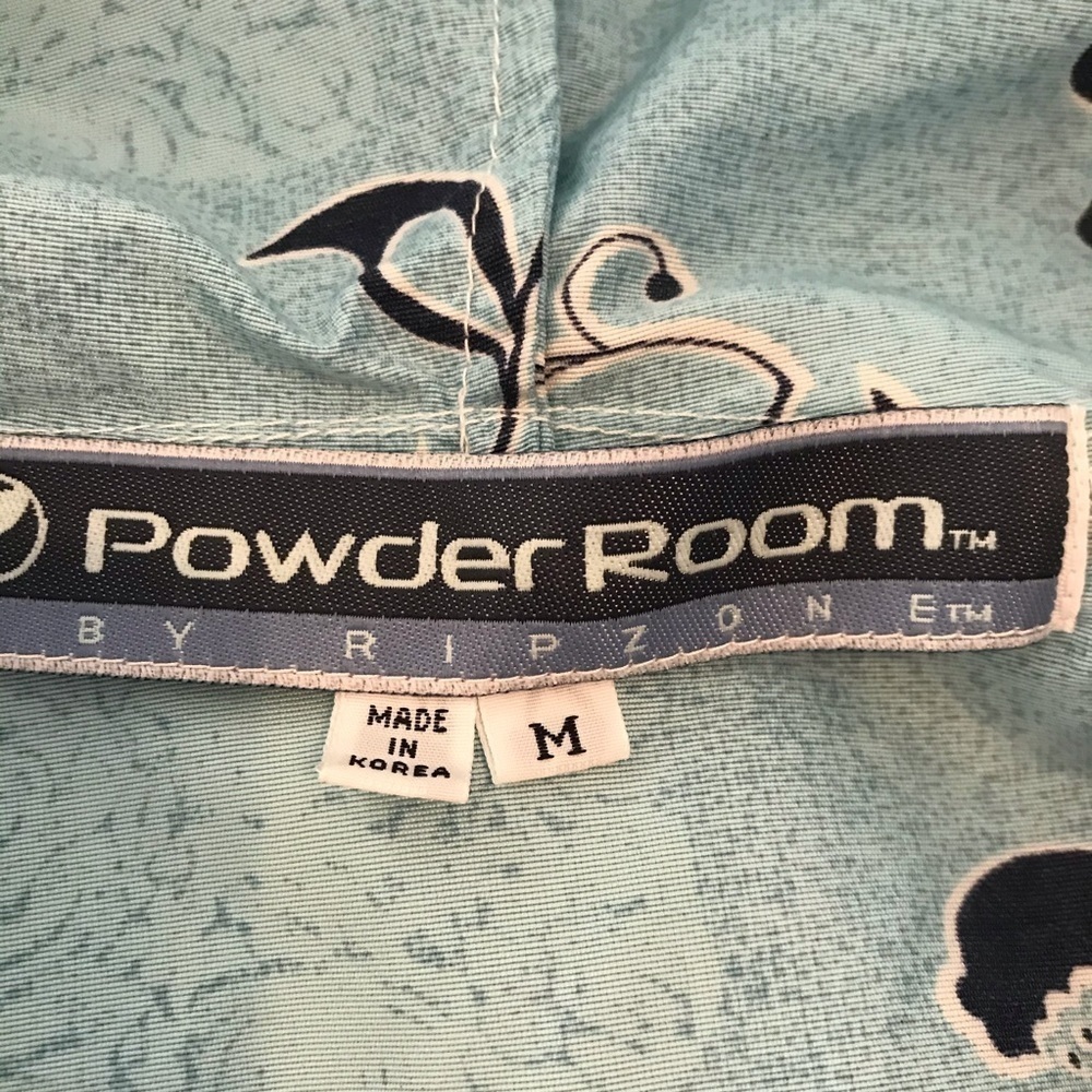 Ripzone Powder Room 1/4 zip nylon pullover medium - Picture 11 of 13